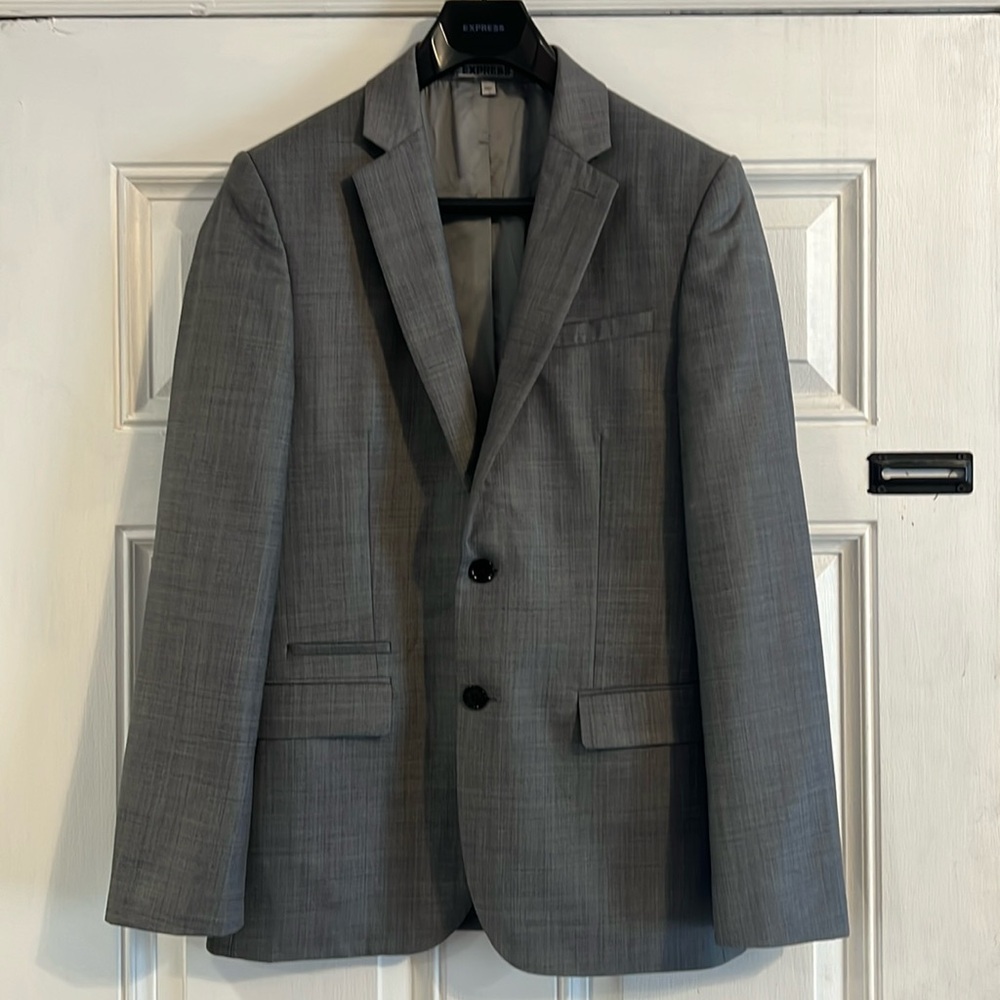 Express Fitted Photographer Suit Jacket
